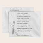 Ralph Waldo Emerson, Finish Each Day  Placemat Gallery Image 1