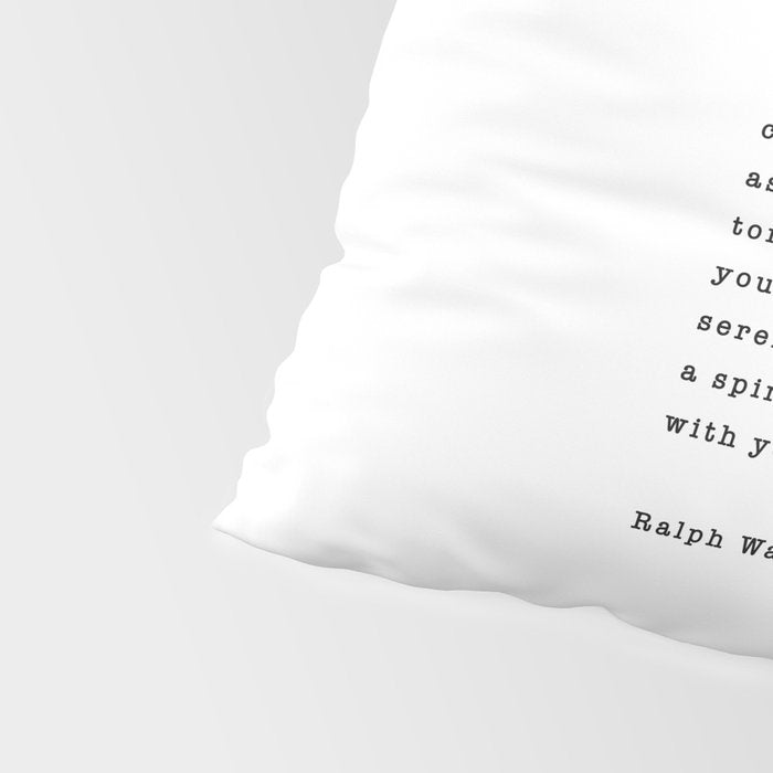 Ralph Waldo Emerson, Finish Each Day  Pillow Sham Gallery Image 4