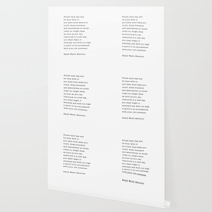 Ralph Waldo Emerson, Finish Each Day  Wallpaper Gallery Image 2