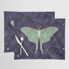 Night Trellis (Luna Moth) Placemat Gallery Image 1