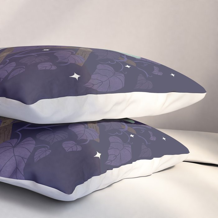 Night Trellis (Luna Moth) Pillow Sham Gallery Image 3