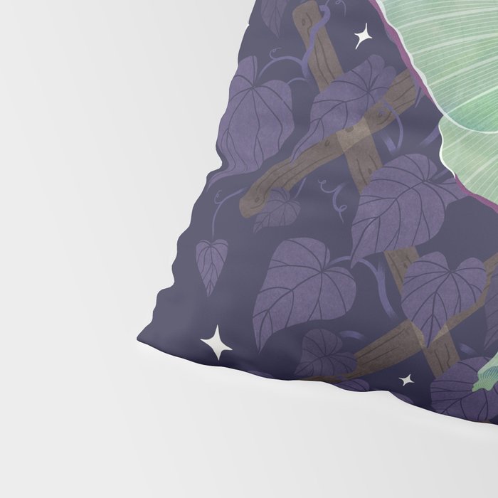 Night Trellis (Luna Moth) Pillow Sham Gallery Image 4