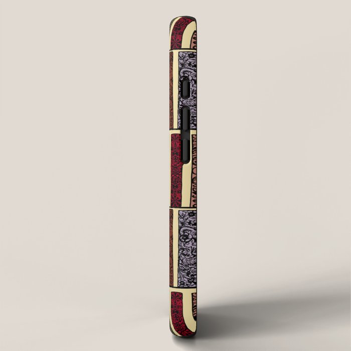 Whimsigothic Dark Academia Vintage Ornate Antique Books on Bookshelves iPhone Case Gallery Image 2