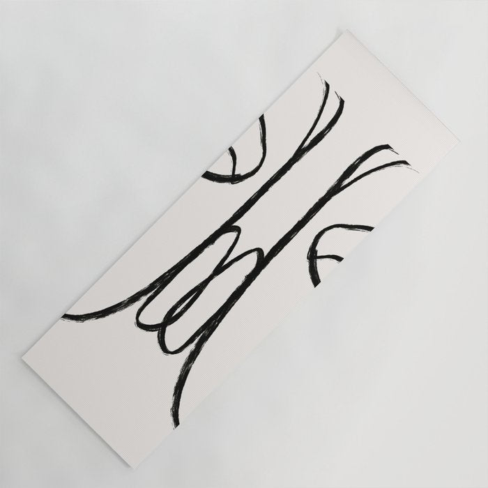 Two Faces 2 Yoga Mat Gallery Image 1