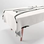 Two Faces 2 Tablecloth Gallery Image 1