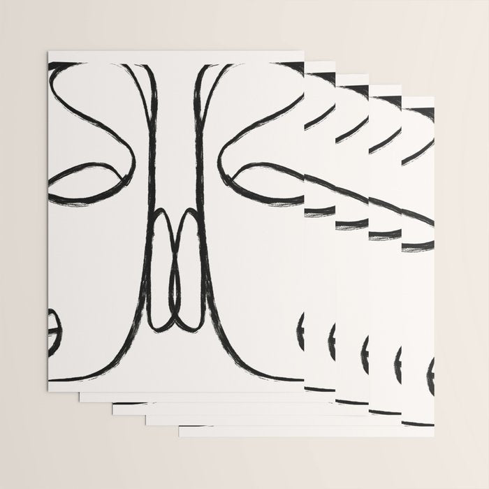 Two Faces 2 Wrapping Paper Gallery Image 3