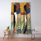 Tropical Girl 2 Window Curtain Gallery Image 5