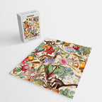 Animal and Floral Pattern Jigsaw Puzzle Gallery Image 2