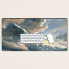 Summer Storm Clouds Antique Oil Painting Desk Mat Gallery Image 1