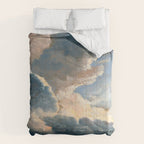 Summer Storm Clouds Antique Oil Painting Comforter Gallery Image 6