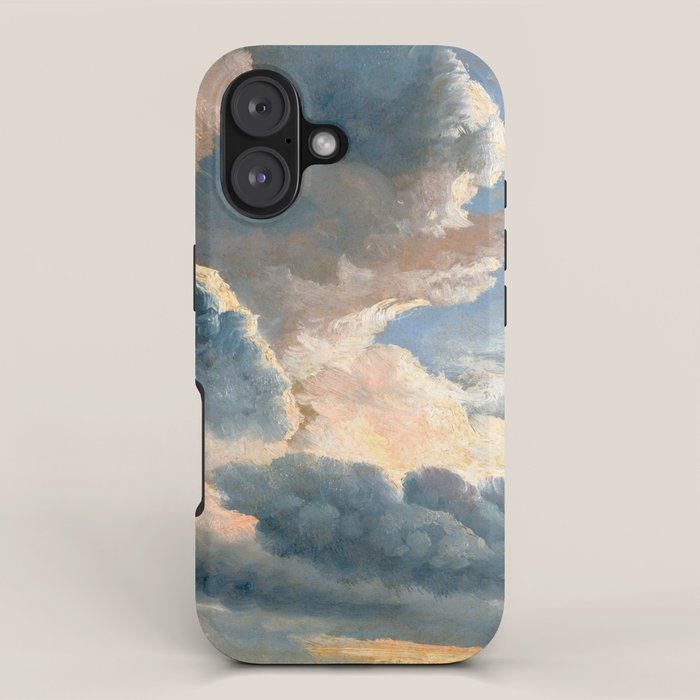 Summer Storm Clouds Antique Oil Painting iPhone Case Gallery Image 1