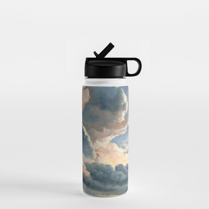 Summer Storm Clouds Antique Oil Painting Water Bottle Gallery Image 1