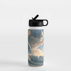 Summer Storm Clouds Antique Oil Painting Water Bottle Gallery Image 1