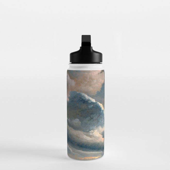 Summer Storm Clouds Antique Oil Painting Water Bottle Gallery Image 3