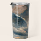 Summer Storm Clouds Antique Oil Painting Travel Mug Gallery Image 3