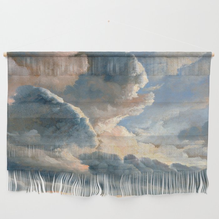 Summer Storm Clouds Antique Oil Painting Wall Hanging Gallery Image 1