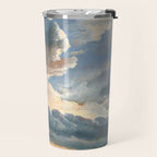 Summer Storm Clouds Antique Oil Painting Travel Mug Gallery Image 2