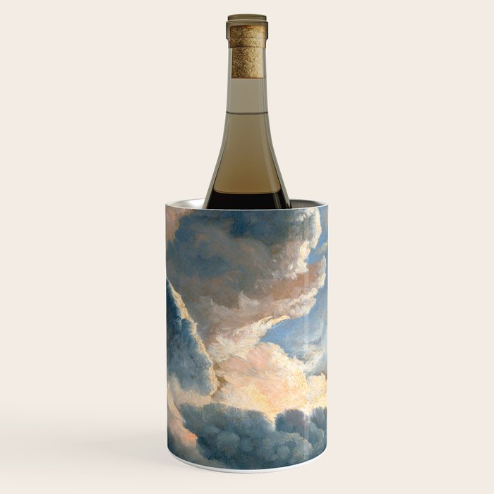 Summer Storm Clouds Antique Oil Painting Wine Chiller Gallery Image 1