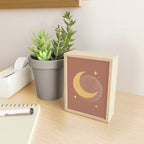 Moon Sparkle Gold - Celestial Mini Art Print Gallery Image 2