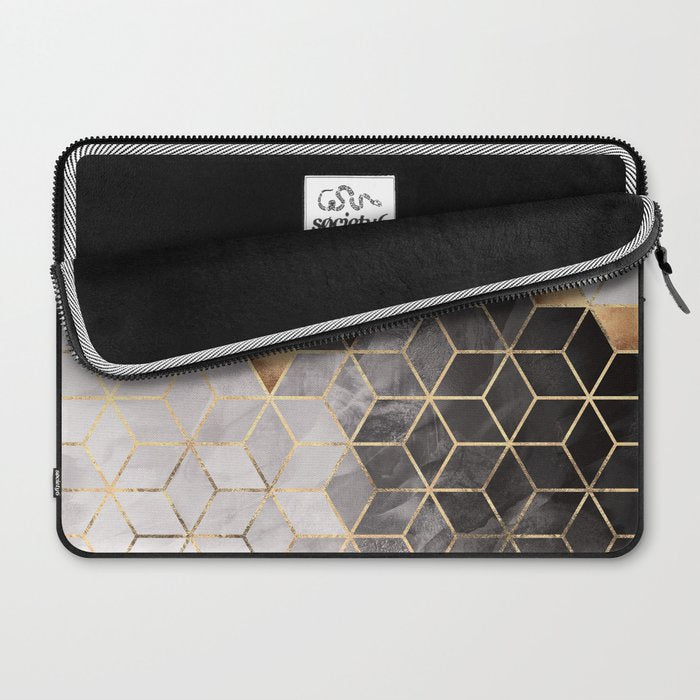 Smoky Cubes Laptop Sleeve Gallery Image 2