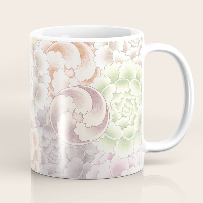 Field of peony flowers Coffee Mug Gallery Image 1