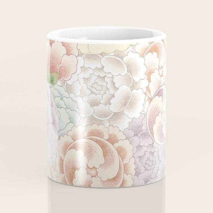 Field of peony flowers Coffee Mug Gallery Image 4