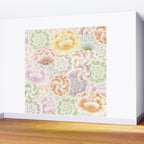 Field of peony flowers Wall Mural Gallery Image 2