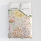 Field of peony flowers Duvet Cover Gallery Image 6