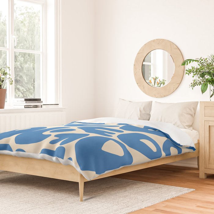 Abstract organic nature shape art pattern Duvet Cover Gallery Image 2