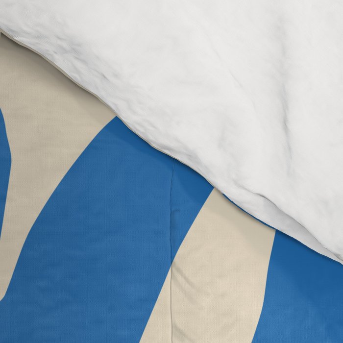 Abstract organic nature shape art pattern Comforter Gallery Image 4