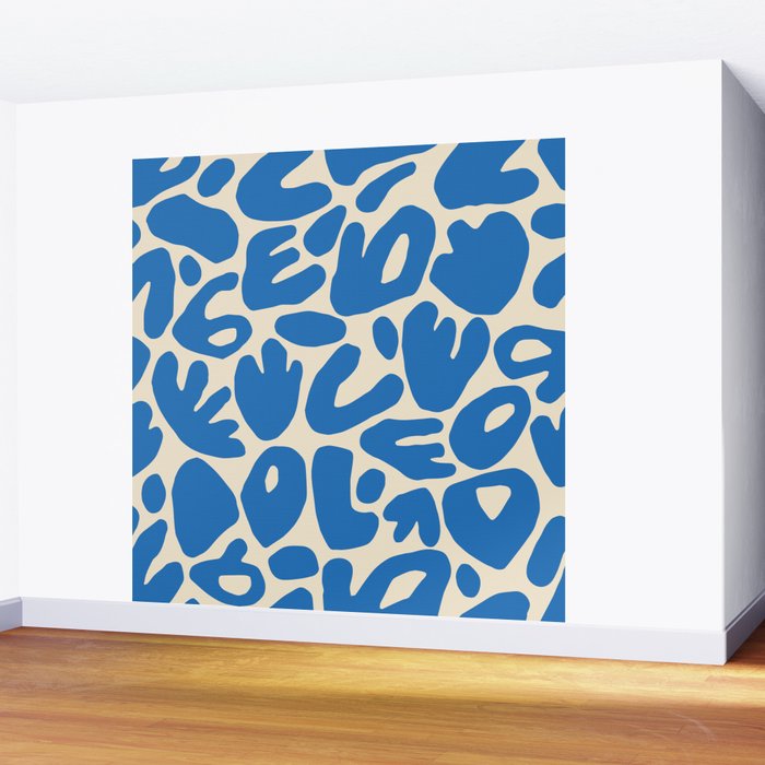Abstract organic nature shape art pattern Wall Mural Gallery Image 2