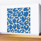 Abstract organic nature shape art pattern Wall Mural Gallery Image 2