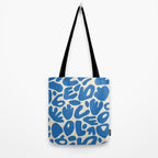 Abstract organic nature shape art pattern Tote Bag Gallery Image 2