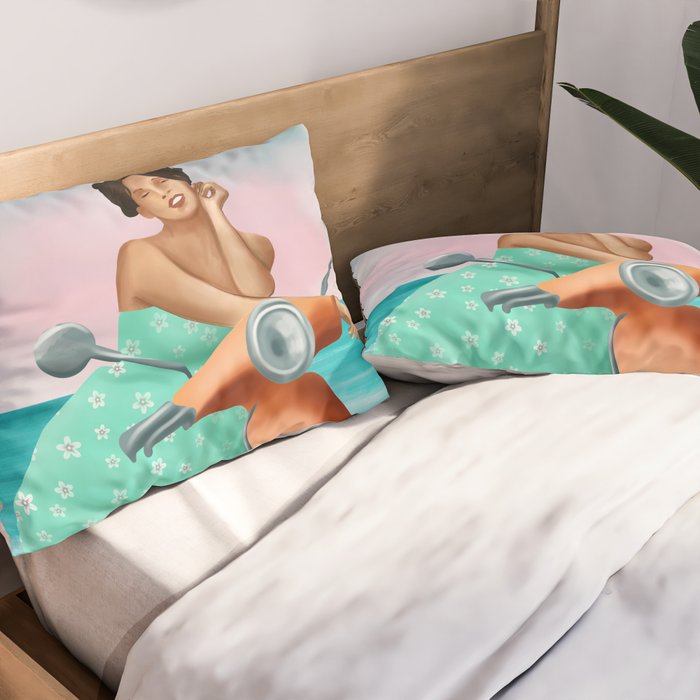 Seaside Reverie Pillow Sham Gallery Image 2