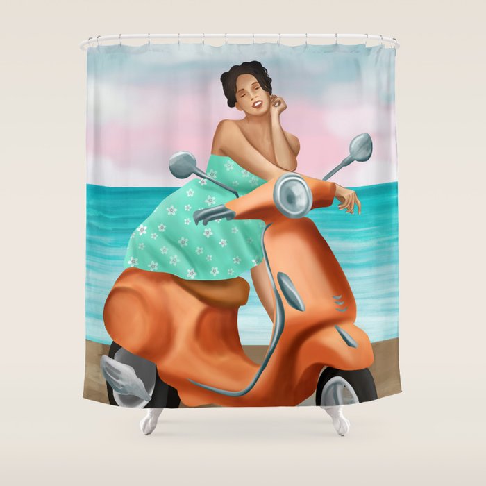 Seaside Reverie Shower Curtain Gallery Image 1