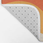 Psychedelic 70s Swirl Pattern - Retro Groovy Abstract Wave Bath Mat Gallery Image 2