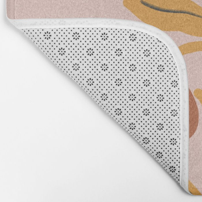 Loneliness Botanical Painting Bath Mat Gallery Image 2