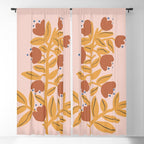 Loneliness Botanical Painting Window Curtain Gallery Image 5