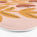 Loneliness Botanical Painting Bath Mat Gallery Image 3