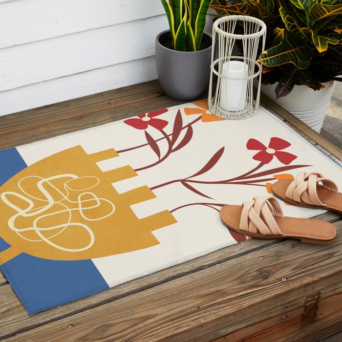 Bloom in Form 5 Outdoor Rug Gallery Image 2