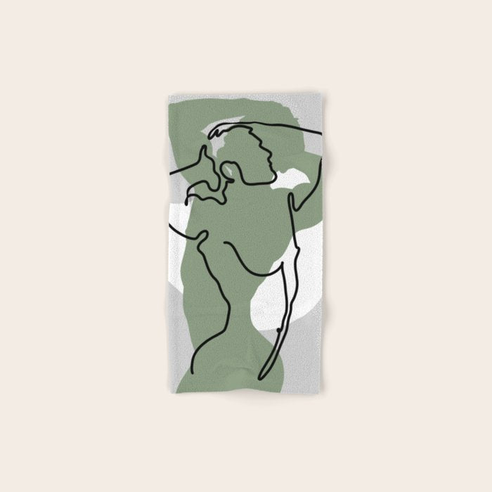 NOODDOOD Lines 16 Bath Towel Gallery Image 1