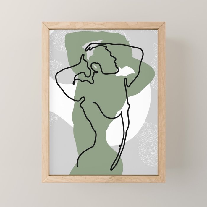 NOODDOOD Lines 16 Mini Art Print Gallery Image 1