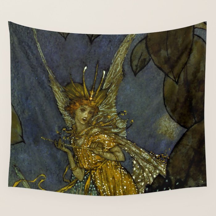 âThe Fairy Queenâ Fairy Tale Art by Edmund Dulac Wall Tapestry Gallery Image 4