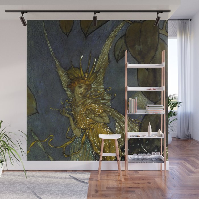 âThe Fairy Queenâ Fairy Tale Art by Edmund Dulac Wall Mural Gallery Image 1