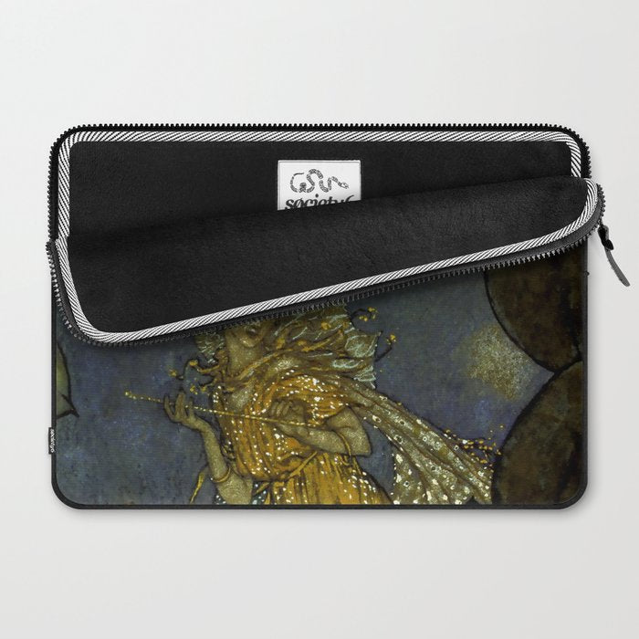 âThe Fairy Queenâ Fairy Tale Art by Edmund Dulac Laptop Sleeve Gallery Image 2