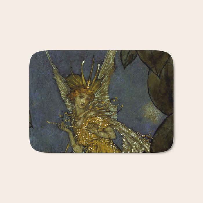 âThe Fairy Queenâ Fairy Tale Art by Edmund Dulac Bath Mat Gallery Image 1