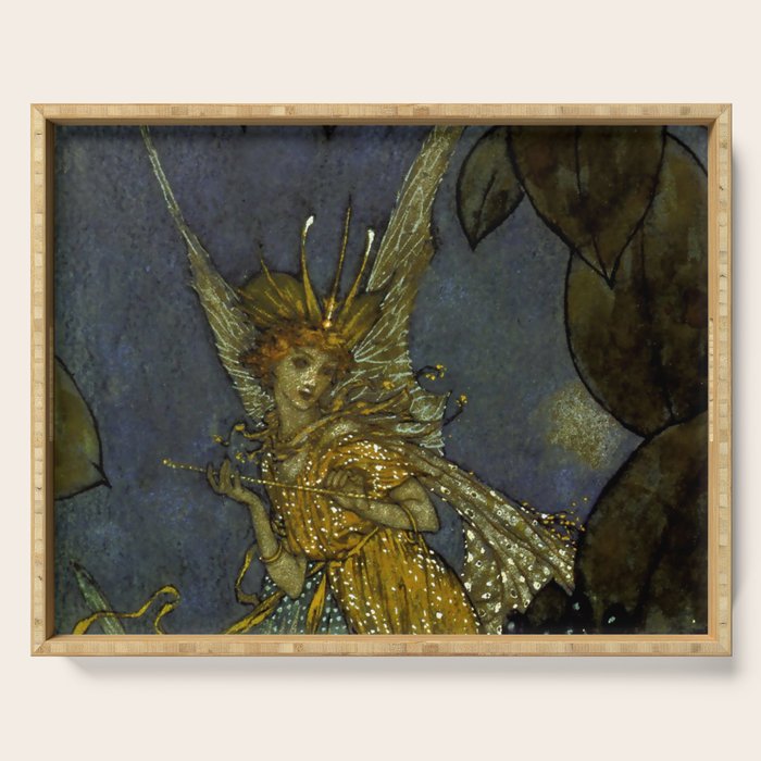 âThe Fairy Queenâ Fairy Tale Art by Edmund Dulac Serving Tray Gallery Image 1