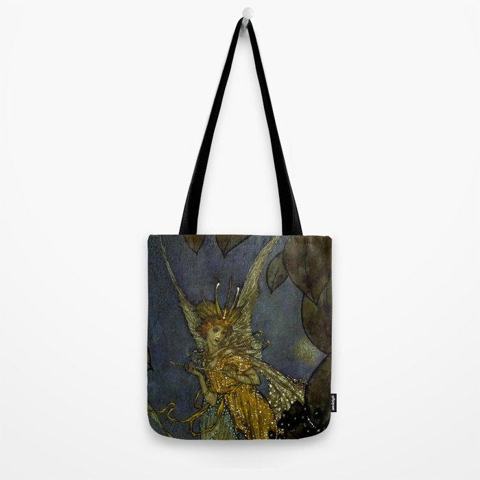 âThe Fairy Queenâ Fairy Tale Art by Edmund Dulac Tote Bag Gallery Image 2