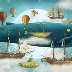 Ocean Meets Sky - from picture book Coffee Mug Gallery Image 2