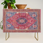 Qashqaâi  Antique Fars Persian Rug Print Credenza Gallery Image 1